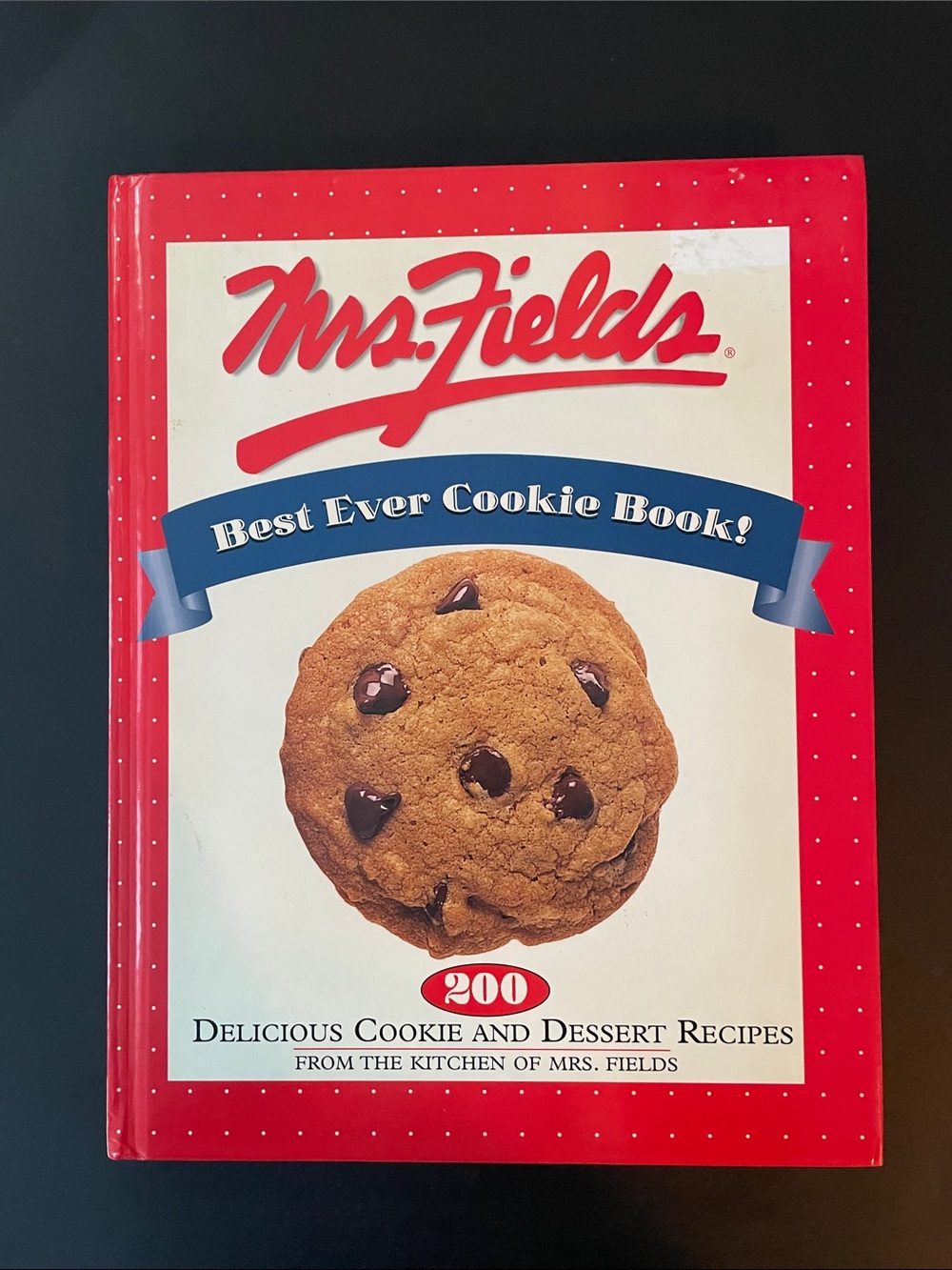 MRS FIELDS Vintage 1998 BEST EVER COOKIE BOOK Classic Retro 90s Recipe Book